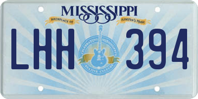 MS license plate LHH394