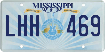 MS license plate LHH469