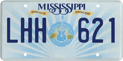 MS license plate LHH621