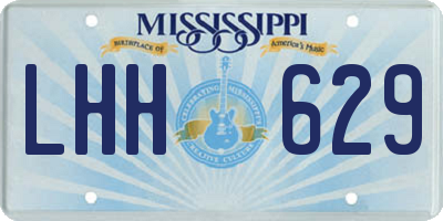 MS license plate LHH629