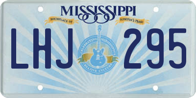 MS license plate LHJ295