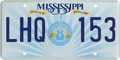 MS license plate LHQ153