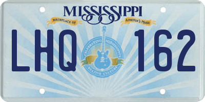 MS license plate LHQ162