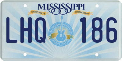 MS license plate LHQ186