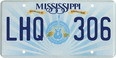 MS license plate LHQ306