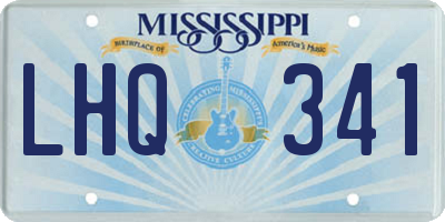 MS license plate LHQ341