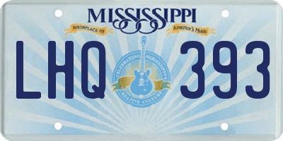 MS license plate LHQ393