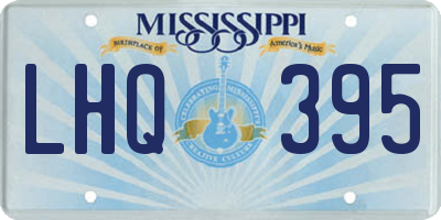 MS license plate LHQ395