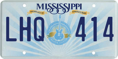 MS license plate LHQ414