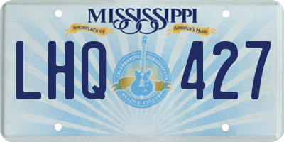 MS license plate LHQ427
