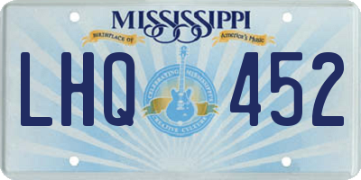 MS license plate LHQ452
