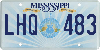 MS license plate LHQ483