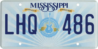 MS license plate LHQ486
