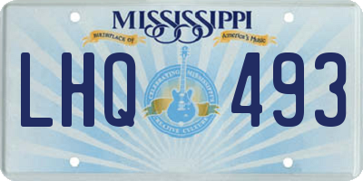 MS license plate LHQ493