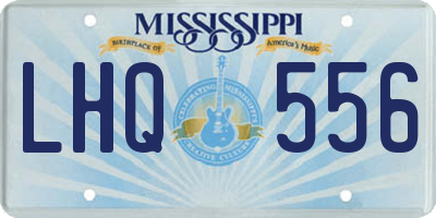 MS license plate LHQ556