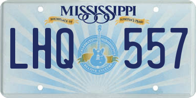 MS license plate LHQ557