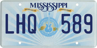 MS license plate LHQ589