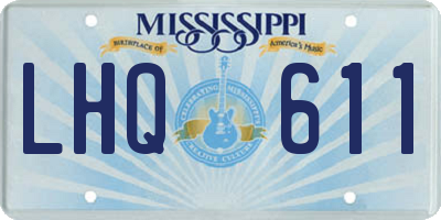 MS license plate LHQ611