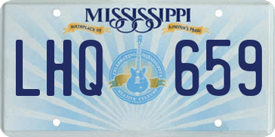 MS license plate LHQ659