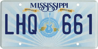 MS license plate LHQ661