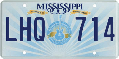 MS license plate LHQ714