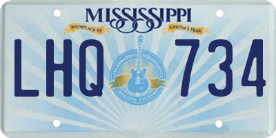 MS license plate LHQ734