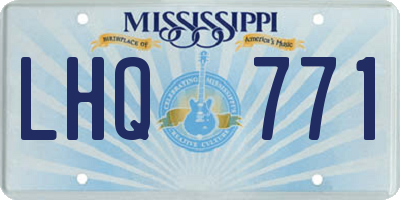 MS license plate LHQ771