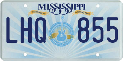 MS license plate LHQ855