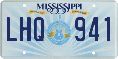 MS license plate LHQ941
