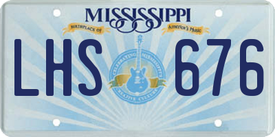 MS license plate LHS676