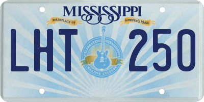 MS license plate LHT250