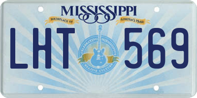 MS license plate LHT569