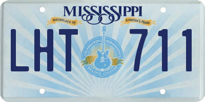 MS license plate LHT711