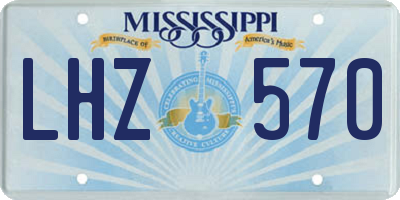 MS license plate LHZ570