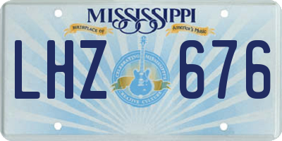 MS license plate LHZ676