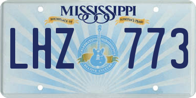 MS license plate LHZ773