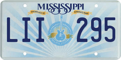 MS license plate LII295