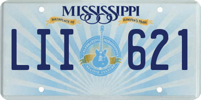MS license plate LII621