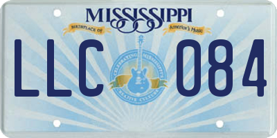 MS license plate LLC084