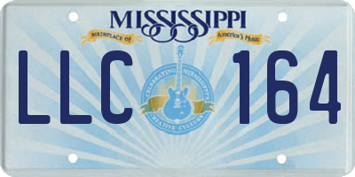 MS license plate LLC164