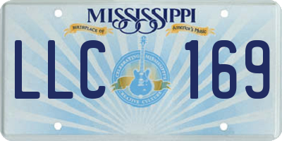 MS license plate LLC169