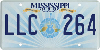 MS license plate LLC264