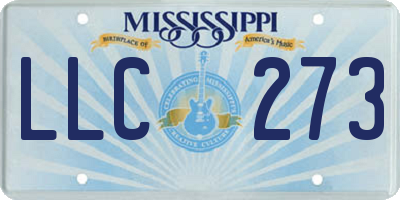 MS license plate LLC273