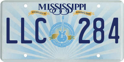 MS license plate LLC284