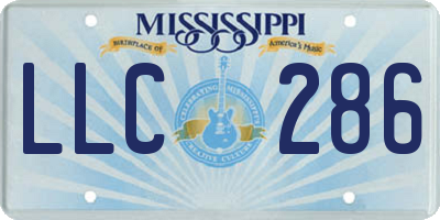 MS license plate LLC286