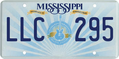 MS license plate LLC295