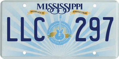 MS license plate LLC297