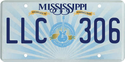 MS license plate LLC306
