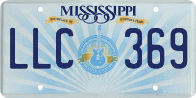 MS license plate LLC369