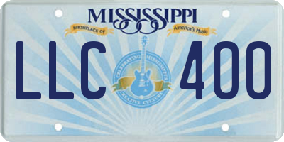 MS license plate LLC400